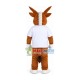 Confident Reindeer Prepared Before The Game Mascot Costume
