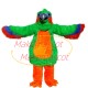 Rare Species of Green Hairy Parrot Mascot Costume