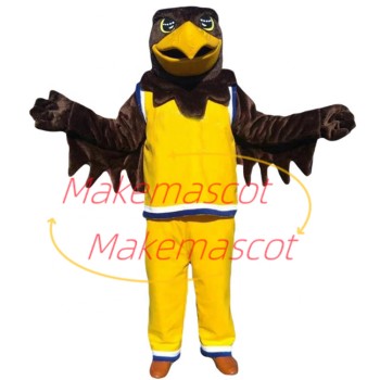 The Concentrated Eagle Player Mascot Costume The Concentrated Eagle Player Mascot Costume