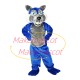 Evil Bad-minded Blue Wolf Mascot Costume Evil Bad-minded Blue Wolf Mascot Costume