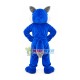 Evil Bad-minded Blue Wolf Mascot Costume Evil Bad-minded Blue Wolf Mascot Costume
