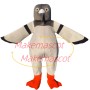 Dumbfounded Grey-headed Seagull Mascot Costume