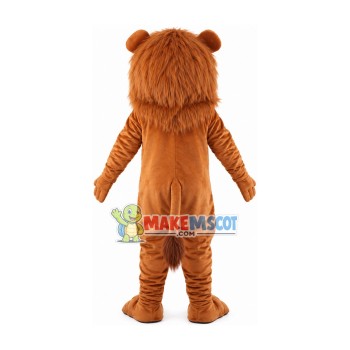 Frank Lion With Smooth Mane Mascot Costume