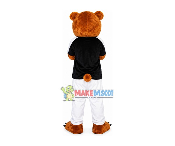 Captain Bear Full of Momentum Mascot Costume Captain Bear Full of Momentum Mascot Costume