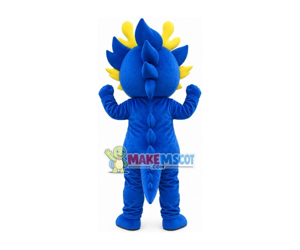 Splendid Fire Dragon Cartoon Mascot Costume