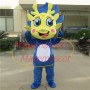 Splendid Fire Dragon Cartoon Mascot Costume