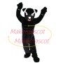 Muscular Black Panther Catching Prey Mascot Costume