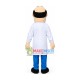 Bearded Scientist In Research Room Mascot Costume Bearded Scientist In Research Room Mascot Costume