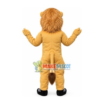 Carefree Brown Jungle Lion Mascot Costume