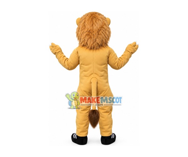 Carefree Brown Jungle Lion Mascot Costume