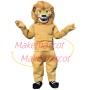 Carefree Brown Jungle Lion Mascot Costume
