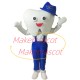 Top Hat Tooth Doll On Display Mascot Costume Top Hat Tooth Doll On Display Mascot Costume
