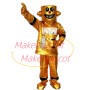The Golden Robot To Be Perfected Mascot Costume