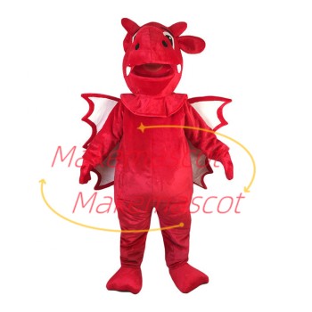 The Wailing Red Dragon Baby Mascot Costume