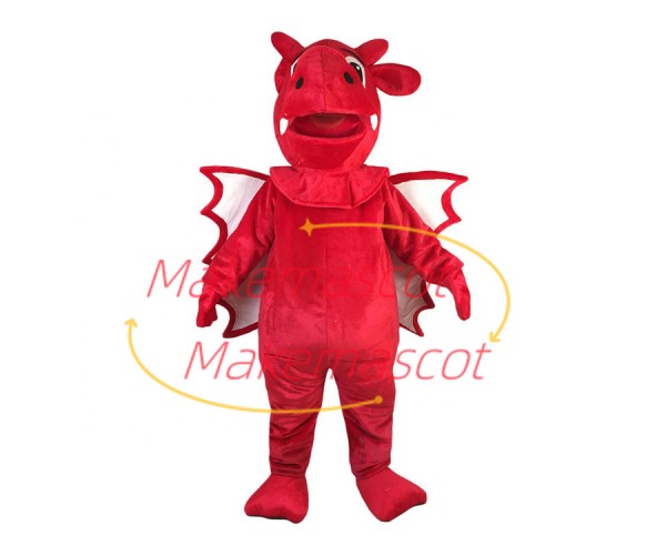 The Wailing Red Dragon Baby Mascot Costume