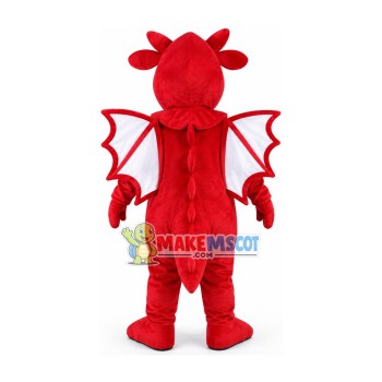 The Wailing Red Dragon Baby Mascot Costume The Wailing Red Dragon Baby Mascot Costume