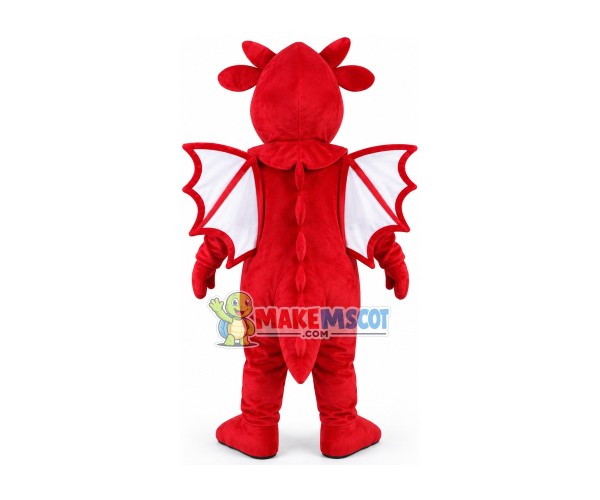 The Wailing Red Dragon Baby Mascot Costume The Wailing Red Dragon Baby Mascot Costume