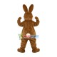 Unisex Christmas Brown Rabbit Mascot Costume Unisex Christmas Brown Rabbit Mascot Costume