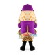Walking Catfish In Purple Coat Mascot Costume Walking Catfish In Purple Coat Mascot Costume