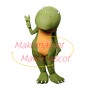 The Green Big-headed Dinosaur Mascot Costume