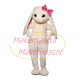 Easter Lovely Lop-eared Rabbit Mascot Costume Easter Lovely Lop-eared Rabbit Mascot Costume