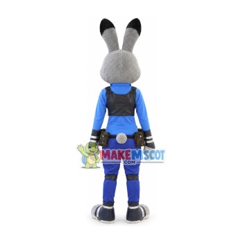Police Officer Rabbit Judy Cartoon Mascot Costume Police Officer Rabbit Judy Cartoon Mascot Costume