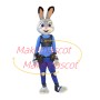 Police Officer Rabbit Judy Cartoon Mascot Costume