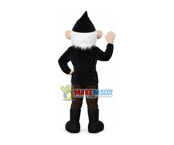 Witty White Bearded Dwarf Mascot Costume Witty White Bearded Dwarf Mascot Costume