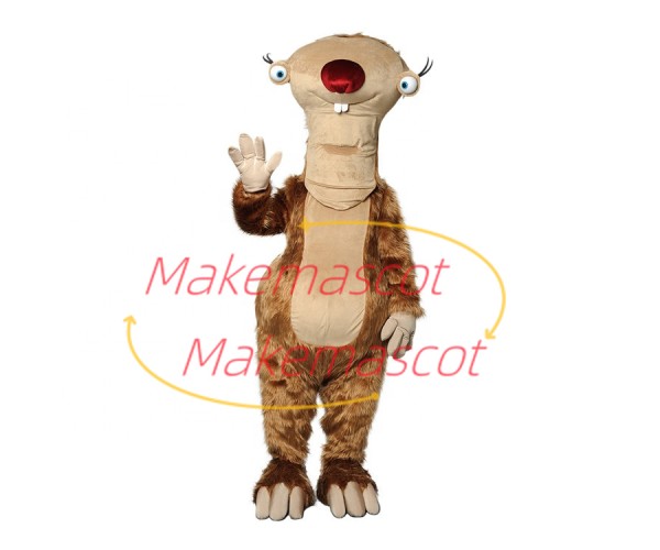 Funny Looking The Friendly Sloth Mascot Costume Funny Looking The Friendly Sloth Mascot Costume
