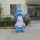 Customized Light Blue Baby Dragon Cartoon Mascot Costume Customized Light Blue Baby Dragon Cartoon Mascot Costume
