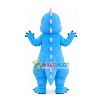 Customized Light Blue Baby Dragon Cartoon Mascot Costume Customized Light Blue Baby Dragon Cartoon Mascot Costume