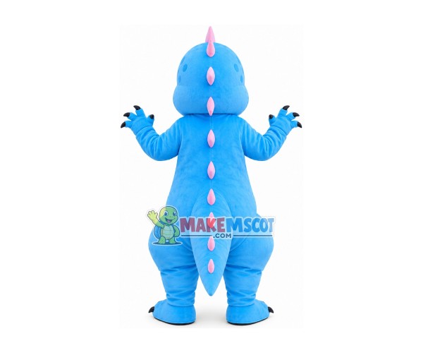 Customized Light Blue Baby Dragon Cartoon Mascot Costume Customized Light Blue Baby Dragon Cartoon Mascot Costume