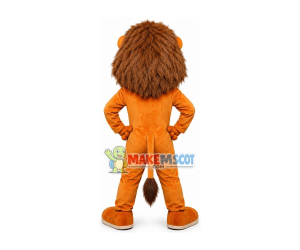 Lion Alex of The Central Zoo Mascot Costume