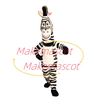 Passionate Zebra Marty Mascot Costume