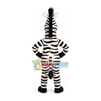 Passionate Zebra Marty Mascot Costume Passionate Zebra Marty Mascot Costume
