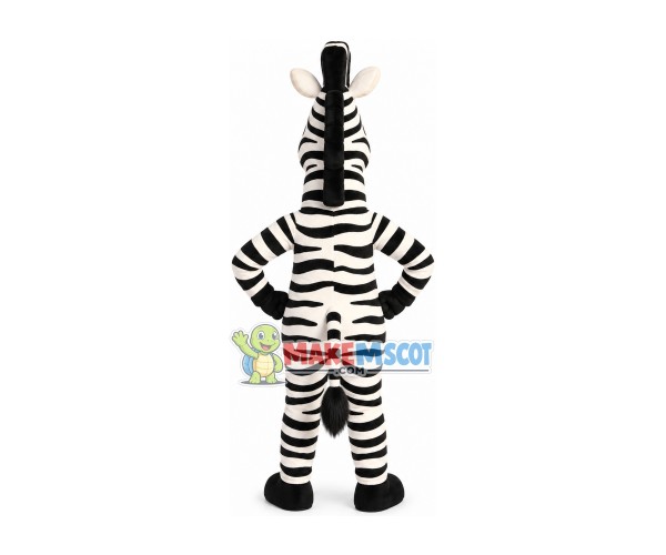 Passionate Zebra Marty Mascot Costume Passionate Zebra Marty Mascot Costume