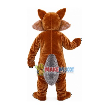 Short Slender Weasel Adult Mascot Costume Short Slender Weasel Adult Mascot Costume