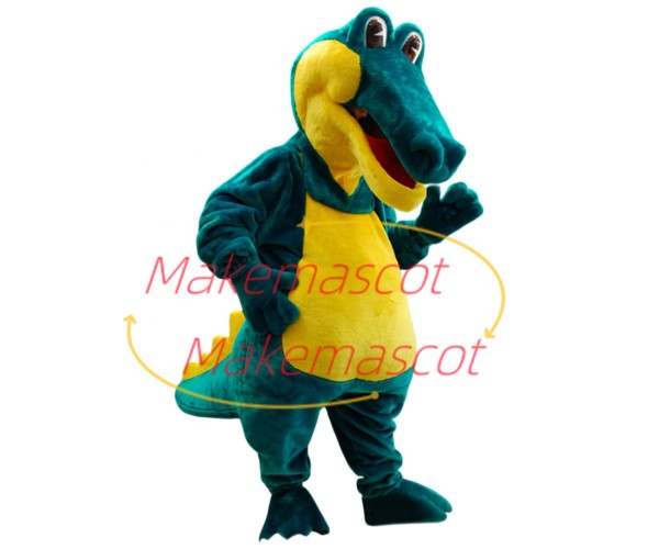 Ferocious Land Crocodile Mascot Costume Ferocious Land Crocodile Mascot Costume