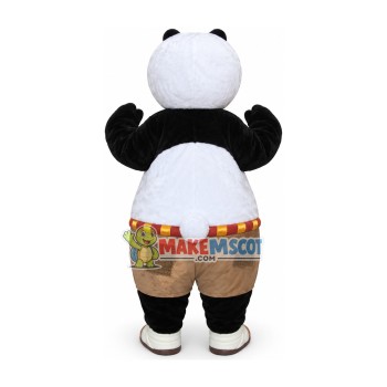 The Dull Kung Fu Panda Cartoon Mascot Costume The Dull Kung Fu Panda Cartoon Mascot Costume