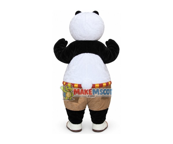 The Dull Kung Fu Panda Cartoon Mascot Costume The Dull Kung Fu Panda Cartoon Mascot Costume