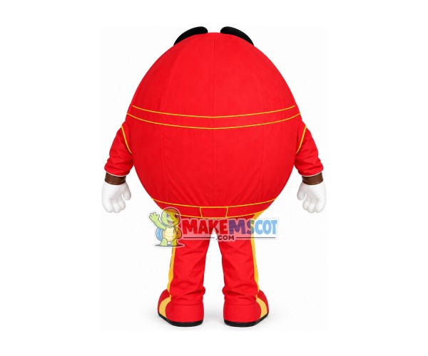 Red Original Chocolate Bean Mascot Costume