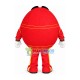 Red Original Chocolate Bean Mascot Costume