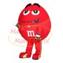 Red Original Chocolate Bean Mascot Costume