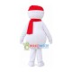 Christmas Snowman of The Dinner Party Mascot Costume Christmas Snowman of The Dinner Party Mascot Costume