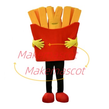 Pack of Fragrant Thick French Fries Mascot Costume Pack of Fragrant Thick French Fries Mascot Costume