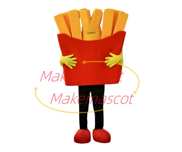 Pack of Fragrant Thick French Fries Mascot Costume Pack of Fragrant Thick French Fries Mascot Costume
