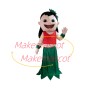 Minority Long-haired Girl Mascot Costume For Festival
