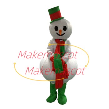 Adult Style Snowman Mascot Costume for Christmas Party Adult Style Snowman Mascot Costume for Christmas Party