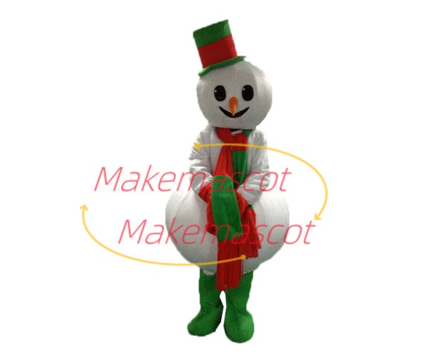 Adult Style Snowman Mascot Costume for Christmas Party Adult Style Snowman Mascot Costume for Christmas Party