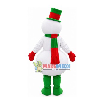 Adult Style Snowman Mascot Costume for Christmas Party Adult Style Snowman Mascot Costume for Christmas Party
